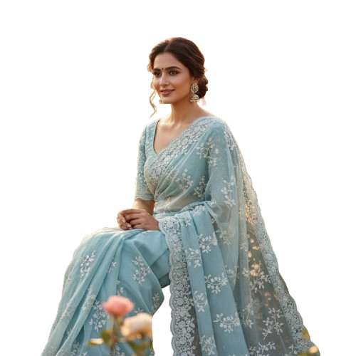 Chikankari Sarees - Image 2